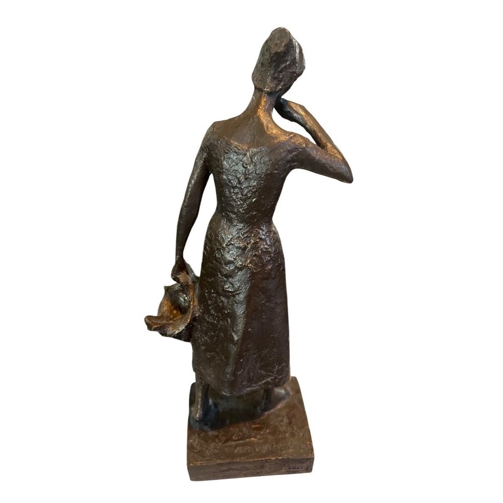 Mariken Van Nieumeghen Cast Resin Statue Vera Tummers-Van Hasselt Dutch Artist - Picture 3 of 5